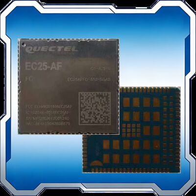 Quectel EC25-AF ist ein für M2M- und IoT-Anwendungen optimiertes LTE Cat 4-Modul, das maximale Datenraten von 150 Mbps Downlink und 50 Mbps Uplink bietet.