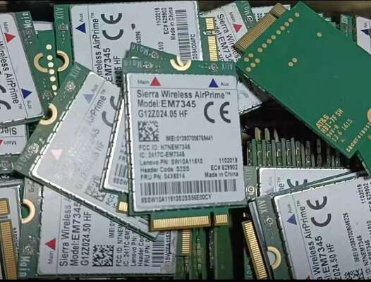 EM7345 150 Mbps DL 50 Mbps UL Data Rate LTE Network Type Sierra Wireless Cellular Device Providing Stable Wireless Connectivity